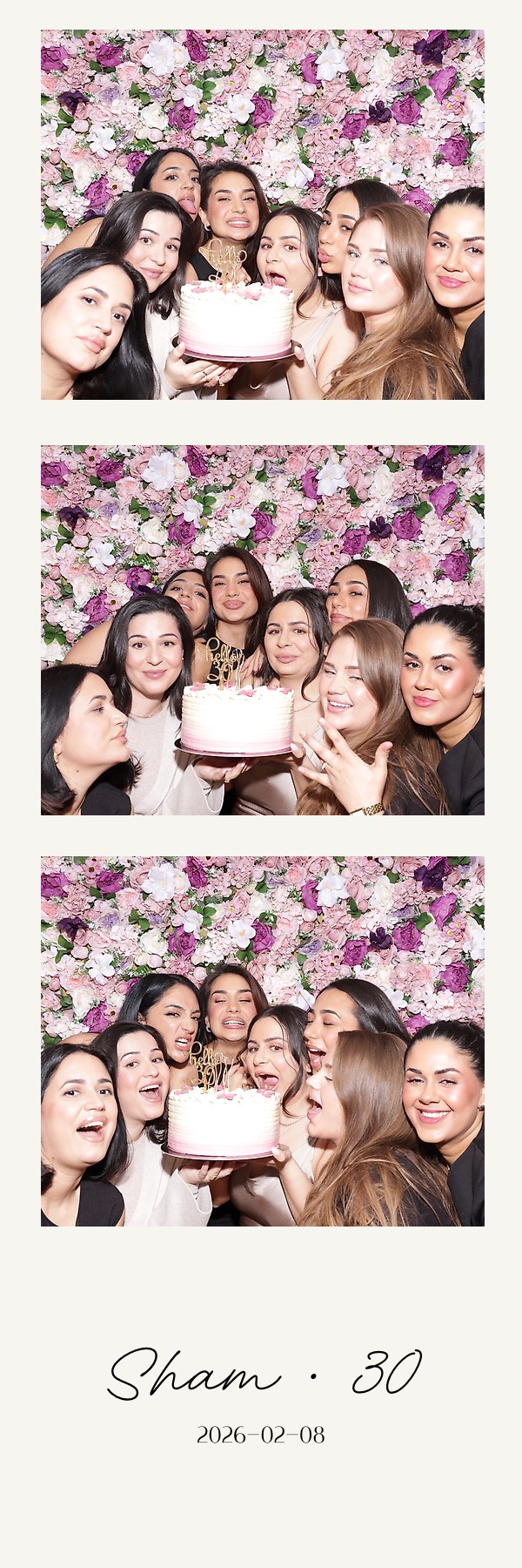Ejemplo de tira de fotos personalizada