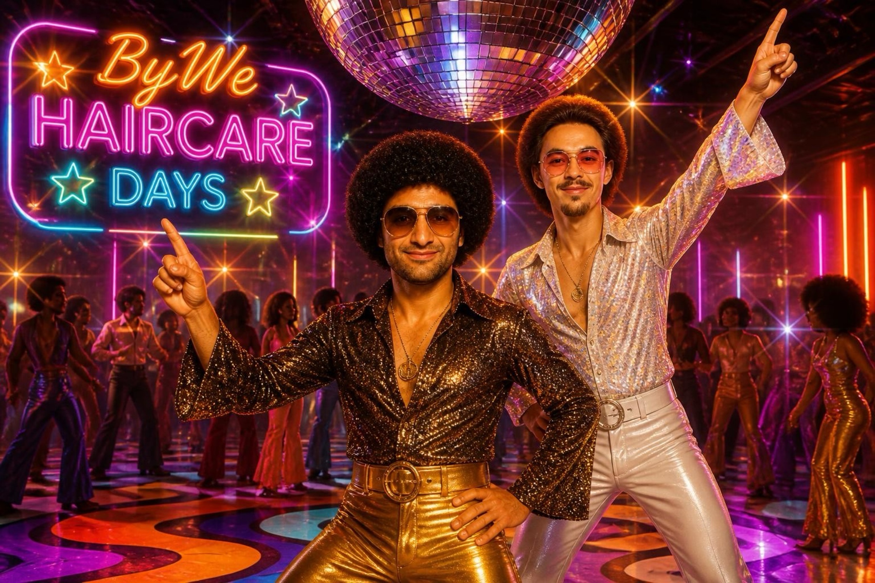 Más inspiración disco — Ejemplo de resultado con IA